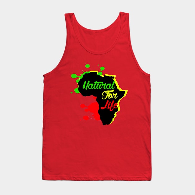 Natural for Life - Afrocentric Tank Top by Afrinubi™